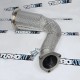 Даунпайп на Audi 3,0 TFSI EA839 Q7 Q8 4M 4MN VW Touareg CR7 Porsche Cayenne 9Y0 с Heat shield